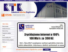 Tablet Screenshot of ktk.cz